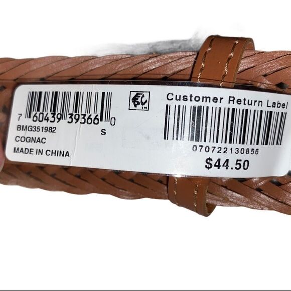 INC Woven Braid Belt with Wrapped Buckle Size S - Picture 5 of 5